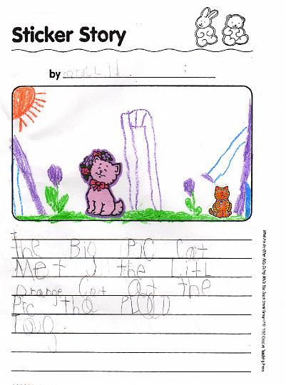 The big pink cat met the little orange cat.jpg